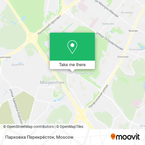 Парковка Перекрёсток map