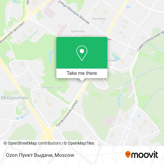 Ozon Пункт Выдачи map