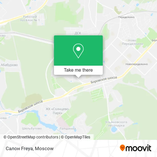 Салон Freya map