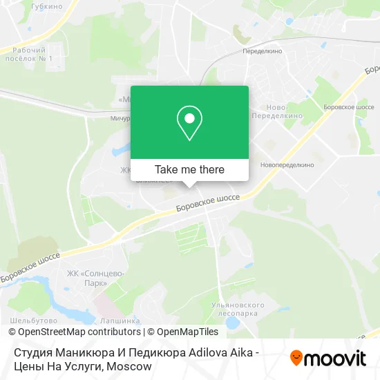 Студия Маникюра И Педикюра Adilova Aika - Цены На Услуги map