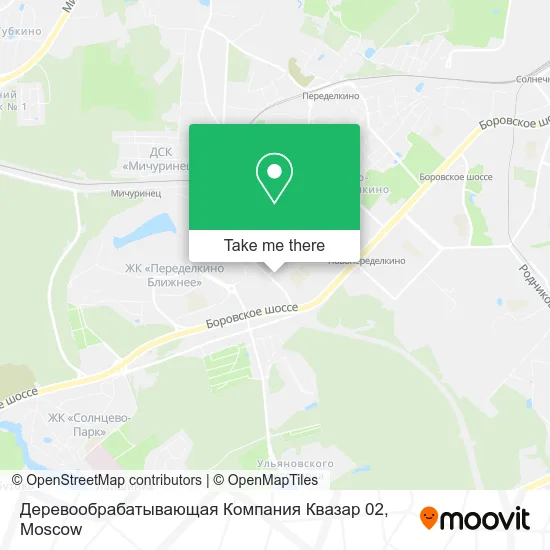 Деревообрабатывающая Компания Квазар 02 map