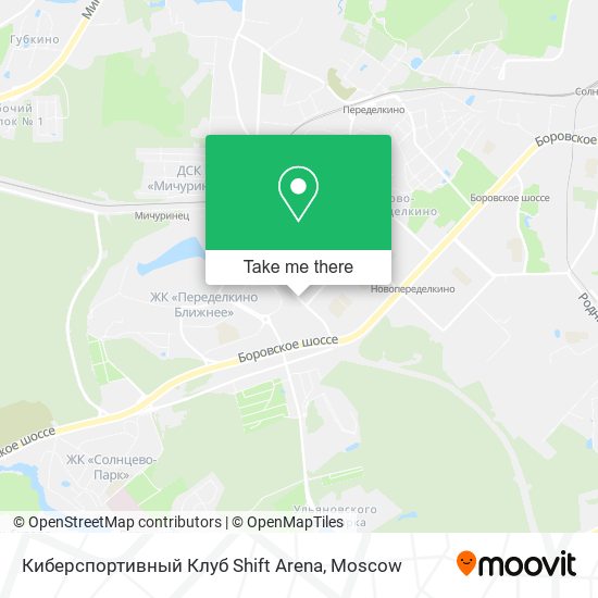 Киберспортивный Клуб Shift Arena map