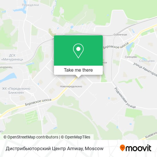 Дистрибьюторский Центр Amway map