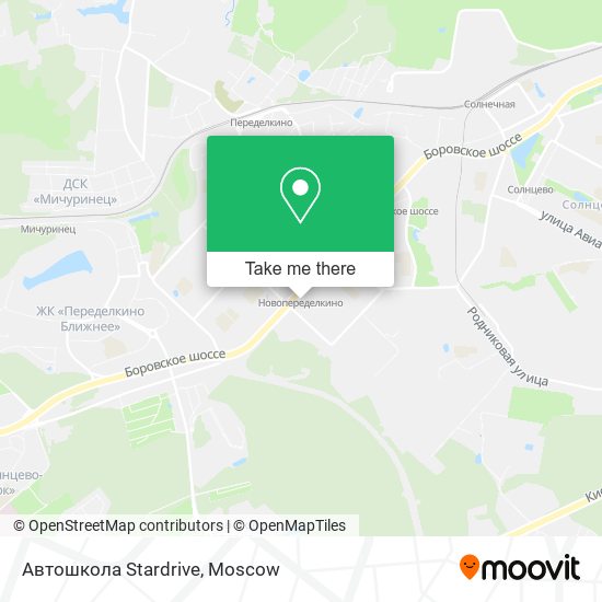 Автошкола Stardrive map