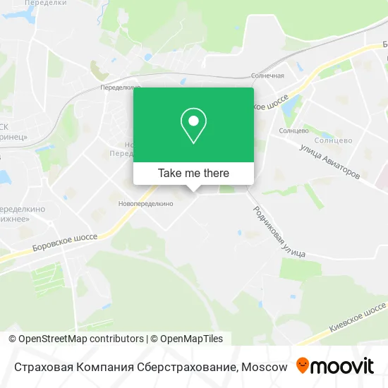 Страховая Компания Сберстрахование map