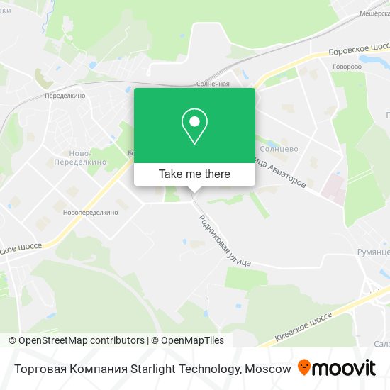 Торговая Компания Starlight Technology map