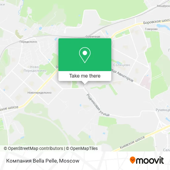 Компания Bella Pelle map