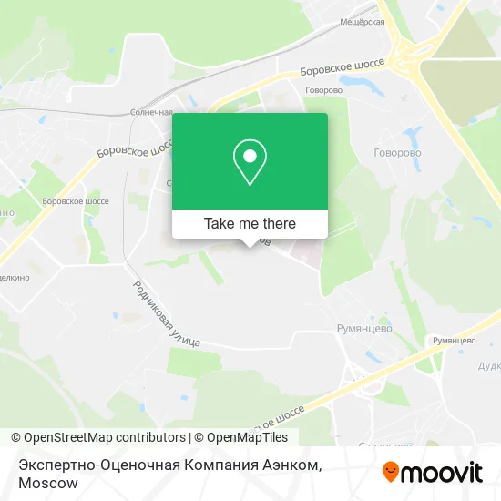 Экспертно-Оценочная Компания Аэнком map