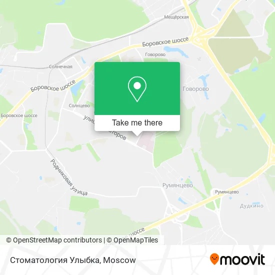 Стоматология Улыбка map