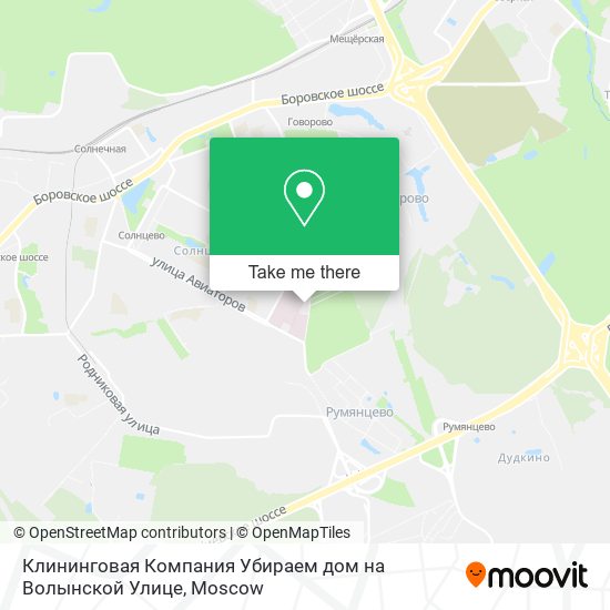 Клининговая Компания Убираем дом на Волынской Улице map
