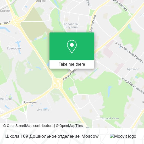 Школа 109 Дошкольное отделение map