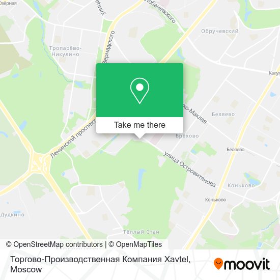 Торгово-Производственная Компания Xavtel map