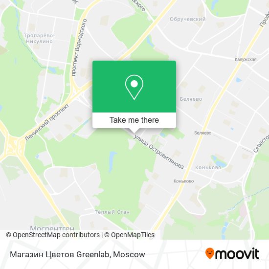 Магазин Цветов Greenlab map