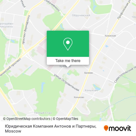 Юридическая Компания Антонов и Партнеры map