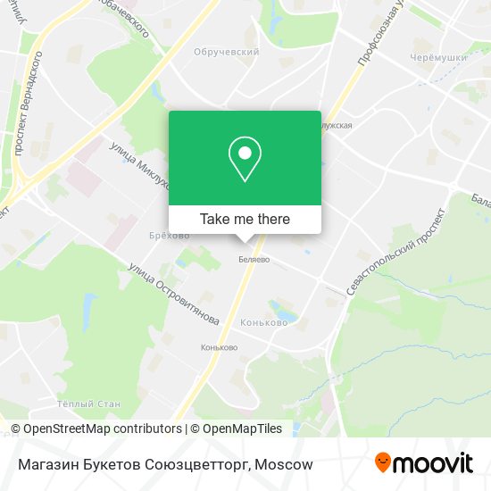 Магазин Букетов Союзцветторг map