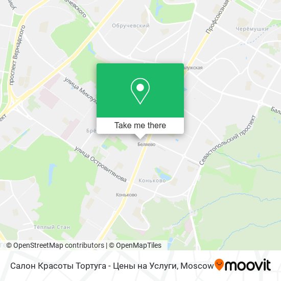 Салон Красоты Тортуга - Цены на Услуги map