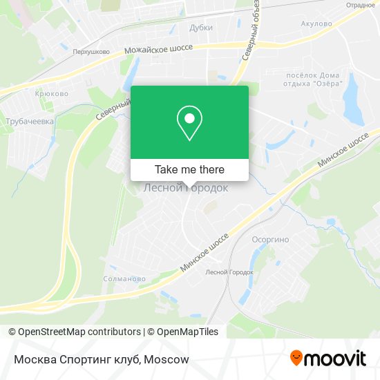 Москва Спортинг клуб map