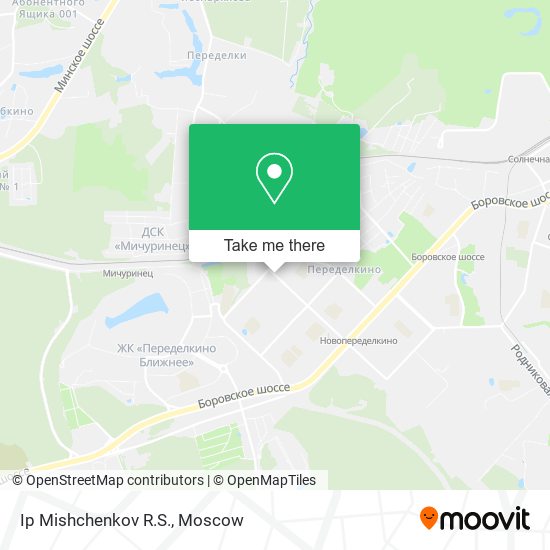 Ip Mishchenkov R.S. map