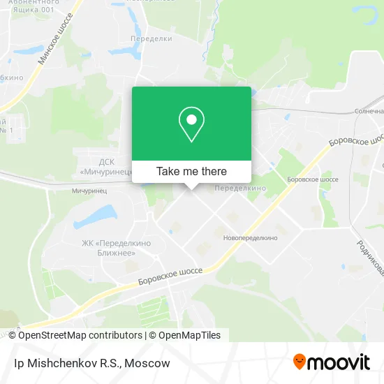 Ip Mishchenkov R.S. map