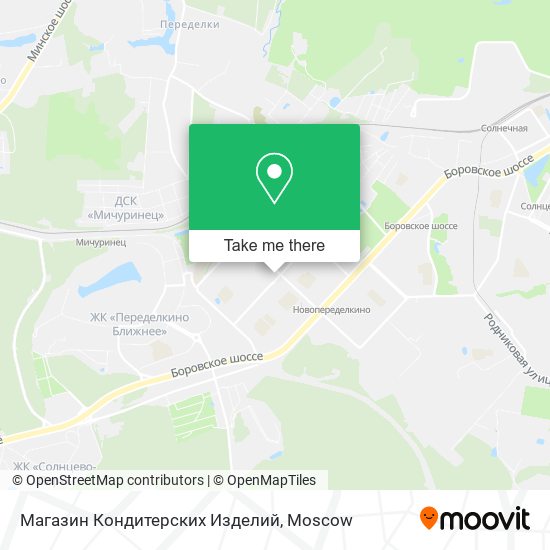Магазин Кондитерских Изделий map