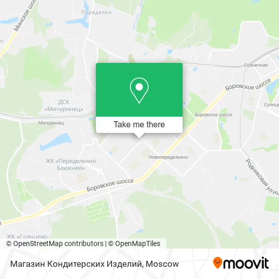 Магазин Кондитерских Изделий map