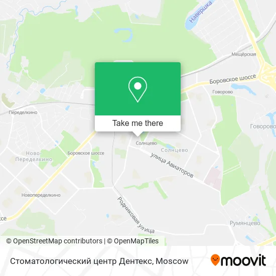 Стоматологический центр Дентекс map