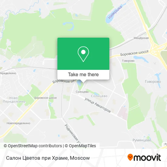 Салон Цветов при Храме map