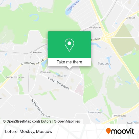 Loterei Moskvy map