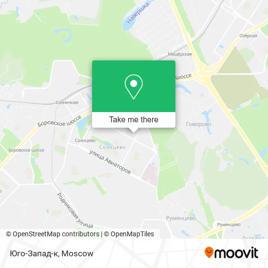 Юго-Запад-к map