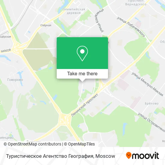 Туристическое Агентство География map