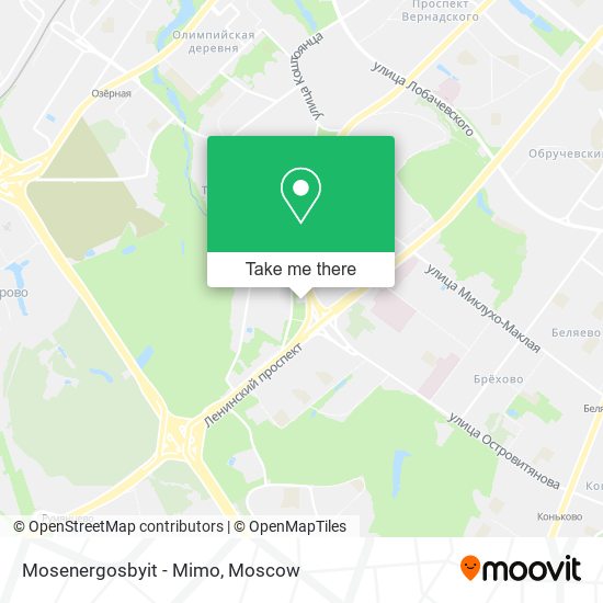 Mosenergosbyit - Mimo map