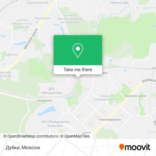 Дубки map