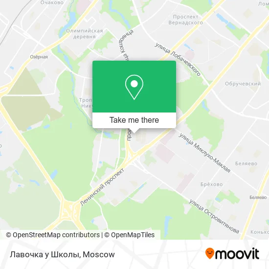 Лавочка у Школы map