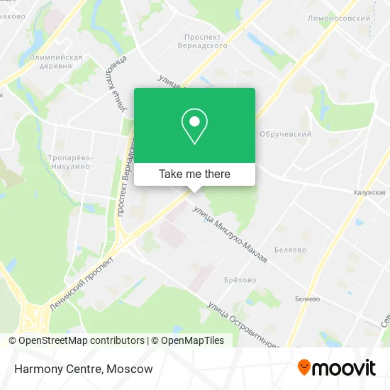 Harmony Centre map