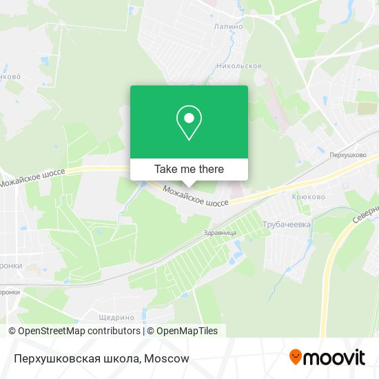 Перхушковская школа map
