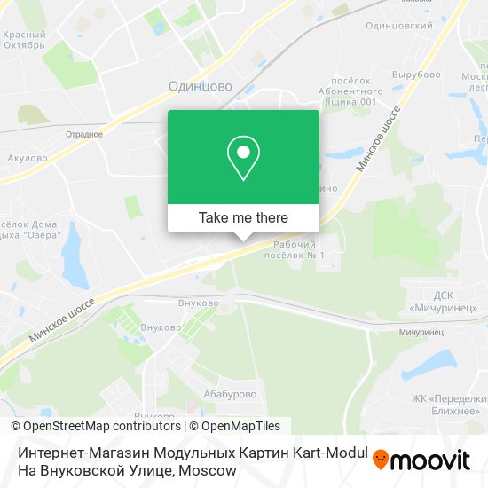 Интернет-Магазин Модульных Картин Kart-Modul На Внуковской Улице map