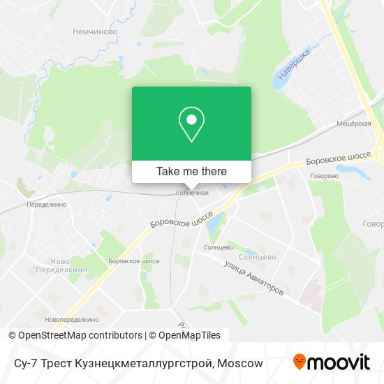 Су-7 Трест Кузнецкметаллургстрой map