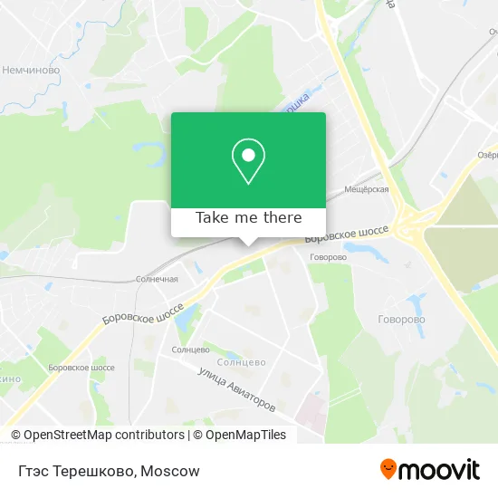 Гтэс Терешково map