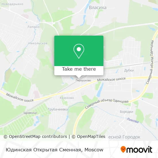 Юдинская Открытая Сменная map