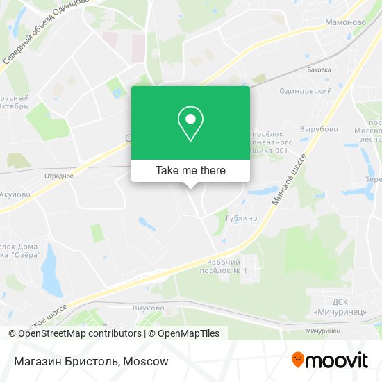 Магазин Бристоль map