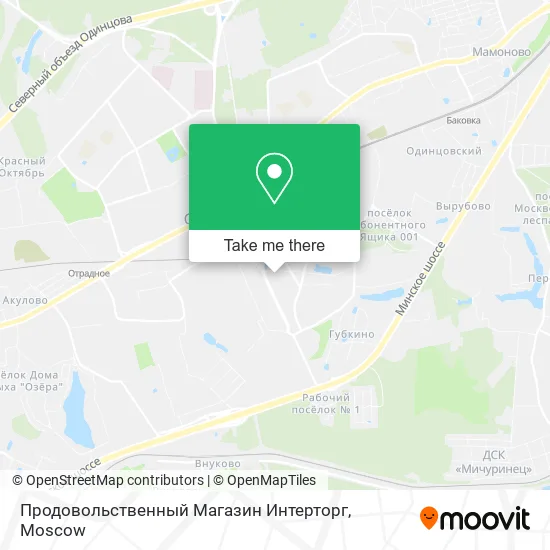 Продовольственный Магазин Интерторг map