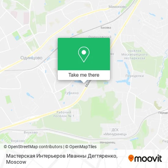Мастерская Интерьеров Иванны Дегтяренко map