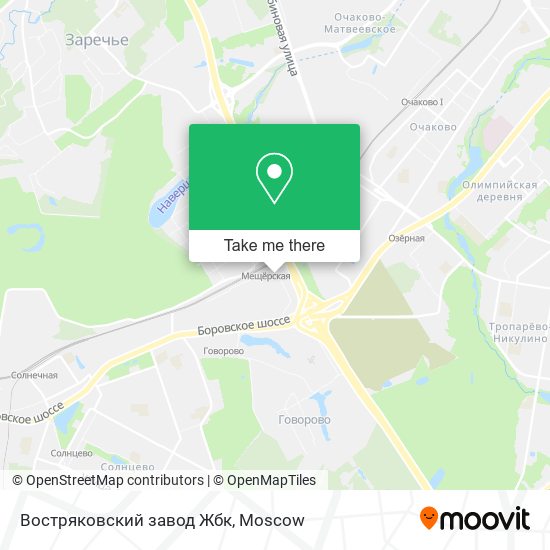 Востряковский завод Жбк map