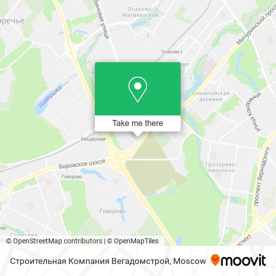 Строительная Компания Вегадомстрой map