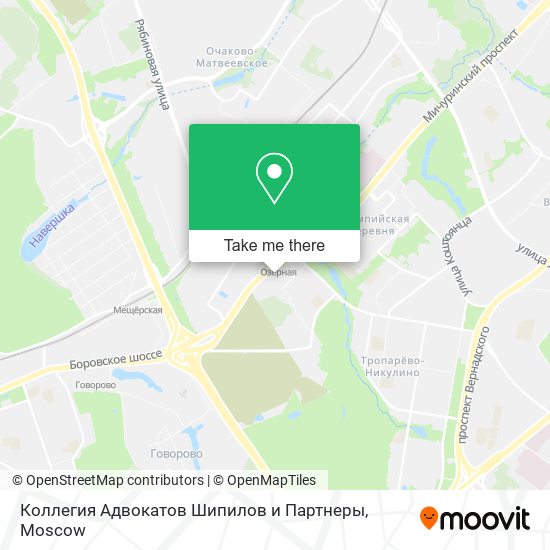 Коллегия Адвокатов Шипилов и Партнеры map