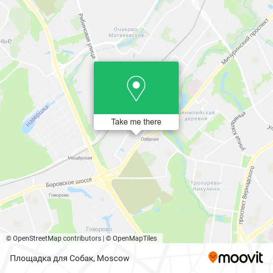 Площадка для Собак map