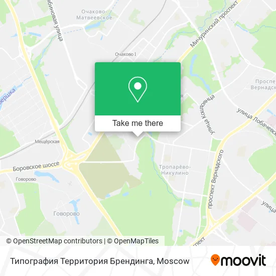 Типография Территория Брендинга map