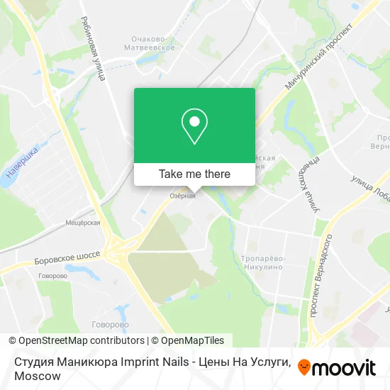 Студия Маникюра Imprint Nails - Цены На Услуги map