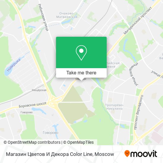 Магазин Цветов И Декора Color Line map