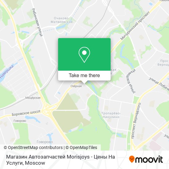 Магазин Автозапчастей Morisjoys - Цены На Услуги map